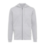 Iqoniq Abisko recycled cotton zip through hoodie, heather grey (XXL)