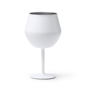 FRADES Roestvrijstalen 2-in-1 beker/glas 380 ml - wit FRADES Roestvrijstalen 2-in-1 beker/glas 380 ml - wit