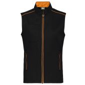 black/orange