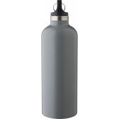 Gerecyclede roestvrijstalen dubbelwandige fles (500 ml) Lysandra zwart