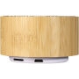 Cosmos bamboe Bluetooth® speaker - Naturel/Wit