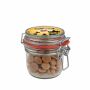 Weckpotje 0,25 liter, gevuld met snoep Transparant Kruidnoten Weckpotje 0,25 liter, gevuld met snoep Transparant Kruidnoten