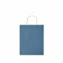 PAPER TONE M - Medium papieren geschenktas - Blauw