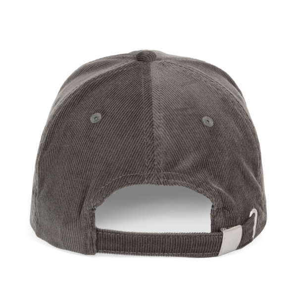 Fluwelen pet met laag profiel Raven Grey One Size Fluwelen pet met laag profiel Raven Grey One Size