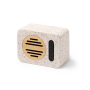MILER Draadloze oplader terrazzo/bamboe 5W - ecru
