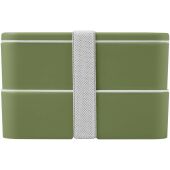MIYO POP dubbellaagse lunchtrommel van 700+700 ml - Gemêleerd groen MIYO POP dubbellaagse lunchtrommel van 700+700 ml - Gemêleerd groen