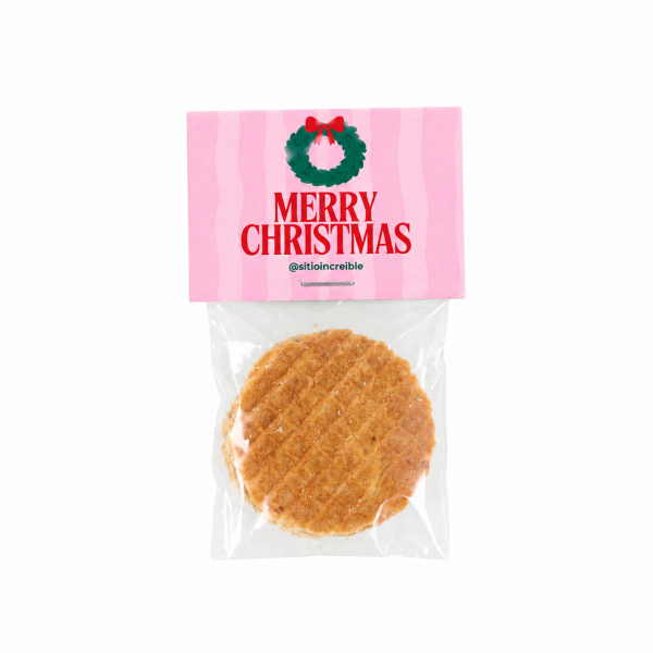 Mini stroopwafel in cellofaanzakje Mini stroopwafel in cellofaanzakje