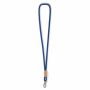 Polyester koord-keycord met bamboe plaatje