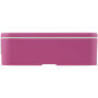 MIYO enkellaagse lunchtrommel - Magenta/Wit MIYO enkellaagse lunchtrommel - Magenta/Wit