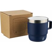 Gerecycled roestvrijstalen dubbelwandige drinkbeker (180 ml) Lilia zwart Gerecycled roestvrijstalen dubbelwandige drinkbeker (180 ml) Lilia zwart