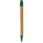 Borneo bamboe balpen (zwarte inkt) - Naturel/Groen