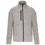 Heather herenvest met rits Light Grey Melange 4XL