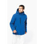 Gewatteerde softshell herenparka met capuchon Black M