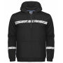 7104 1/2 ZIP HOODIE PGL Black/Black 5XL