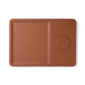 VINGA Timo RCS bureauoplader en accessoirebakje, bruin