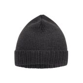 Basic Knitted Beanie grey-melange