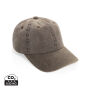 BEAU AWARE™ Washed 6 panel 270gsm cotton twill cap, bruin BEAU AWARE™ Washed 6 panel 270gsm cotton twill cap, bruin