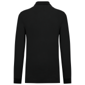 Bio180 piqué herenpolo lange mouwen Black XS