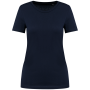 Ladies' crew neck short-sleeved Supima® t-shirt Deep Navy XXL
