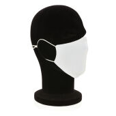 Herbruikbaar 2 laags katoenen gezichtsmasker, wit