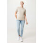 IQONIQ Sierra lichtgewicht gerecycled katoen t-shirt, light heather brown (XS)