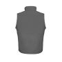 MENS PRINTABLE SOFTSHELL BODYWARMER, CHARCOAL / BLACK, XXL, RESULT
