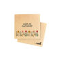 Plantbare Visitekaartjes & Hangtags - Lichtbruin 70 x 70 mm