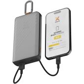 Xtorm XG2S101 Go2 10.000 mAh 15 W powerbank op zonne-energie met licht - Houtskool