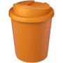 Americano® Espresso Eco 250 ml gerecyclede beker met knoeibestendig deksel - Oranje Americano® Espresso Eco 250 ml gerecyclede beker met knoeibestendig deksel - Oranje