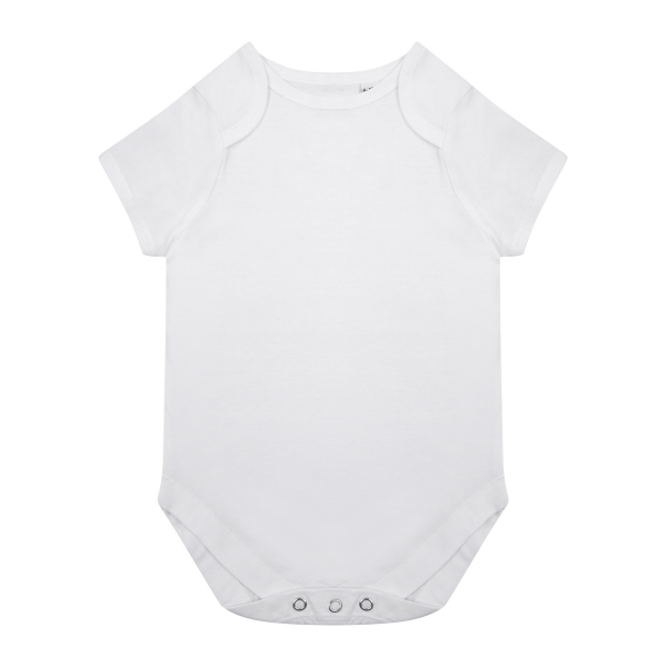 Body met korte mouwen van biologisch katoen White 0/3M Body met korte mouwen van biologisch katoen White 0/3M