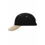 6 Panel Sandwich Cap black/beige/black one size