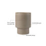 VINGA Nagano RCS mok, beige