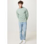 IQONIQ Zion gerecycled katoen sweater, iceberg green (L)