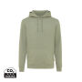 Iqoniq Torres gerecycled katoen hoodie ongeverfd, heather green (XS)
