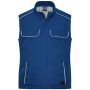 Workwear Softshell Padded Vest - SOLID - dark royal 6XL