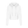 GIRLIE CROPPED HOODIE, ARCTIC WHITE, M, JUST HOODS