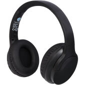Loop Bluetooth® koptelefoon van gerecycled plastic - Zwart