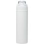 Theron 800 ml RCS enkelwandige gerecyclede roestvrijstalen waterfles, een deksel met dubbele functie en een uitklapbaar rietj - Wit Theron 800 ml RCS enkelwandige gerecyclede roestvrijstalen waterfles, een deksel met dubbele functie en een uitklapbaar rietj - Wit