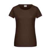 Ladies' Basic-T brown XL