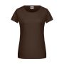 Ladies' Basic-T brown M