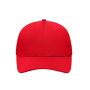 6 Panel Sport Mesh Cap red one size