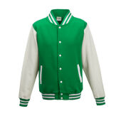 kelly green / white