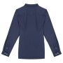 Ecologisch verwassen damesoverhemd washed navy XXL