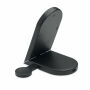 ELASTI - Opvouwbare 3-in-1 lader 15W - Zwart