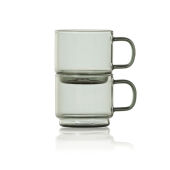 AdHoc Impact espressokopjes 70 ml, set van 2 stuks, transparant