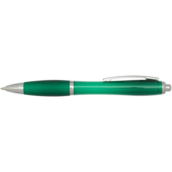 Nash RCS balpen van gerecycled plastic met gekleurde behuizing en grip (zwarte inkt) - Groen Nash RCS balpen van gerecycled plastic met gekleurde behuizing en grip (zwarte inkt) - Groen