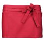 Apron - Kelnerschort red one size