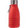 Siliconen opvouwbare drinkfles Erin 550 ml rood