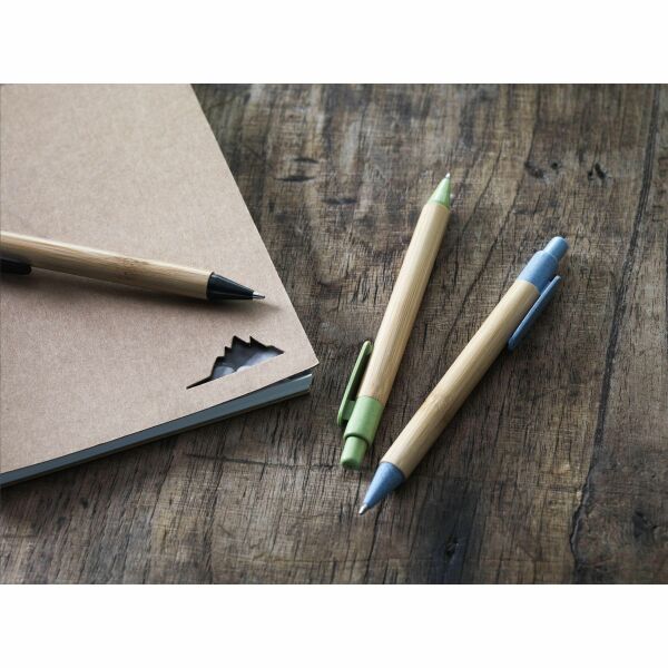 Bamboo Wheat Pen Kugelschreiber aus Weizenstroh - hellblau Bamboo Wheat Pen Kugelschreiber aus Weizenstroh - hellblau