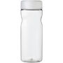 H2O Active® Base Tritan™ 650 ml sportfles met schroefdeksel - Transparant/Wit